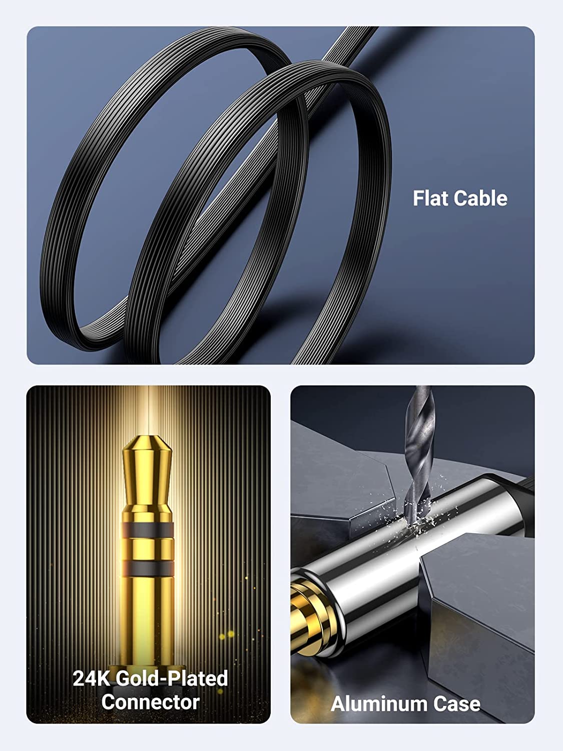 UGREEN Aux Cable Car 3.5 mm Ja - Car Jack recension och pris