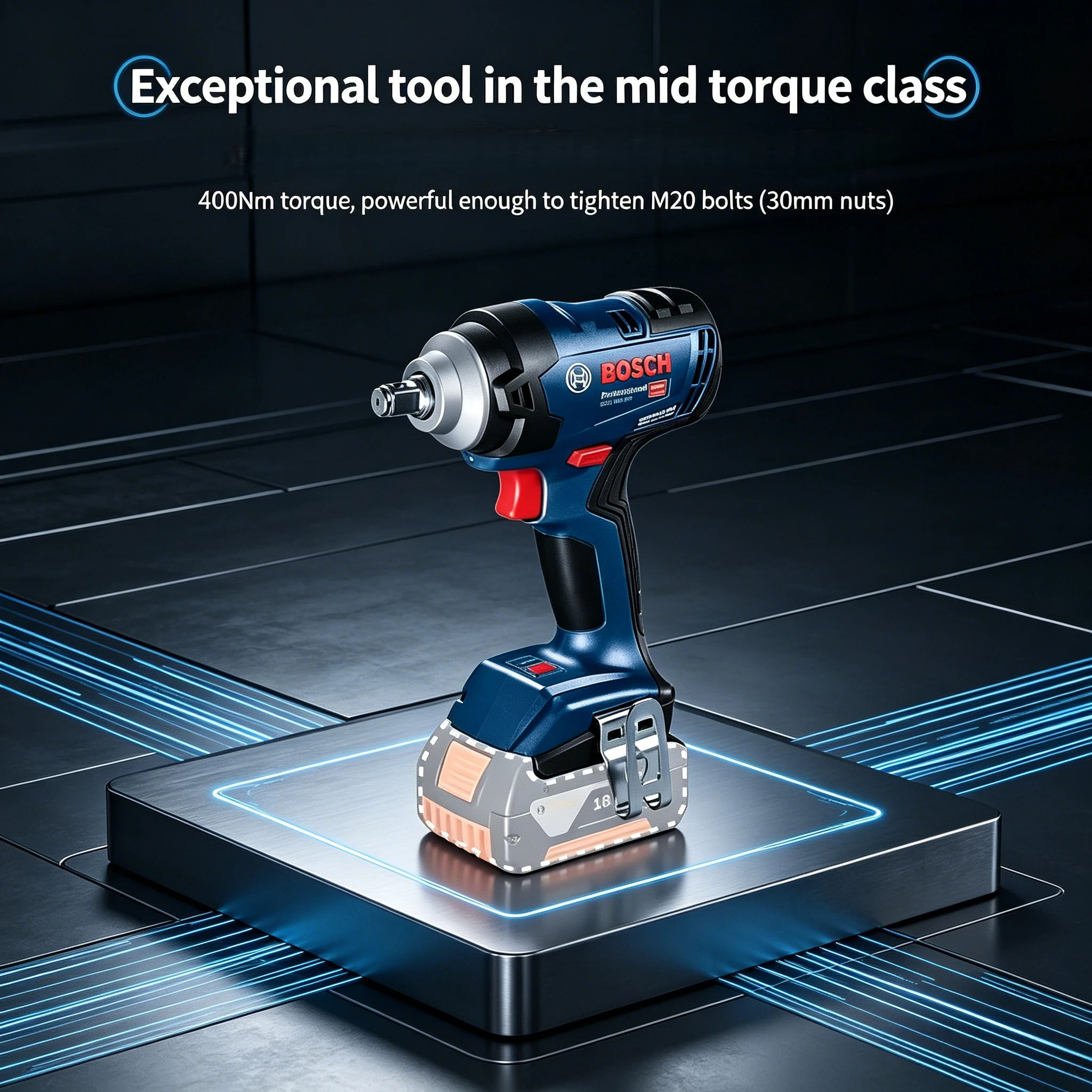‌Bosch GDS 18V-400 18V Brushle - Torque Wrench recension och pris