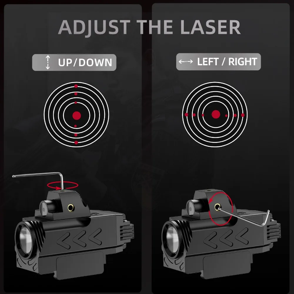 800 Lumens Tactical LED Flashl - Timing Light Gun recension och pris