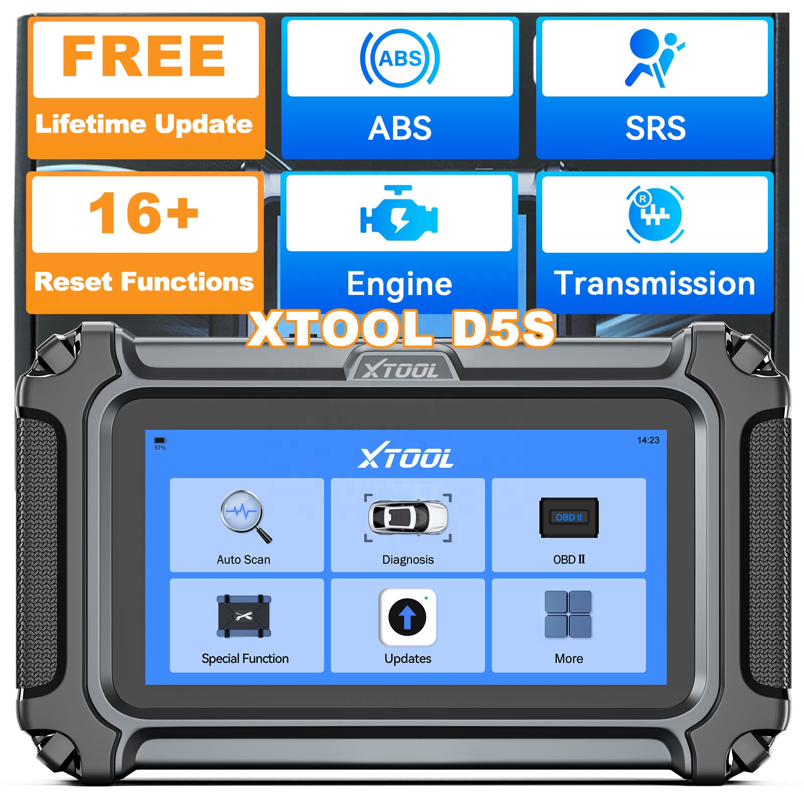 For D5S Obd2 Scanner 12V Lifet - Car Diagnostic Tool recension och pris