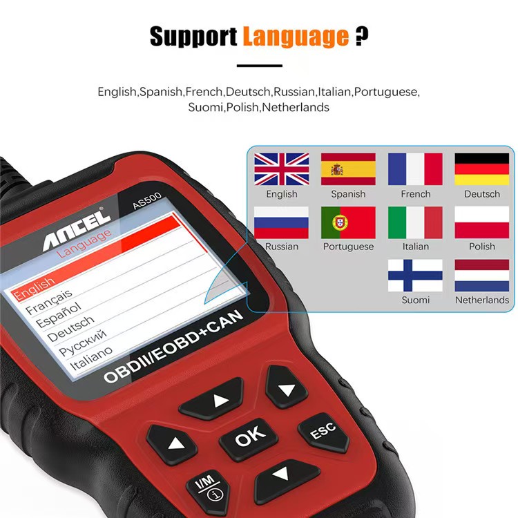 All OBDII functions Multi-lang - Car Diagnostic Tool recension och pris