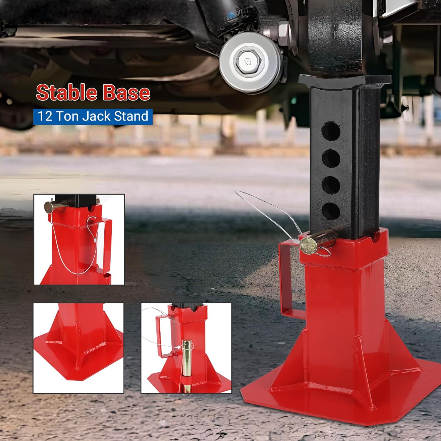 Car Jack Stands Steel 12 Ton C - Car Jack recension och pris