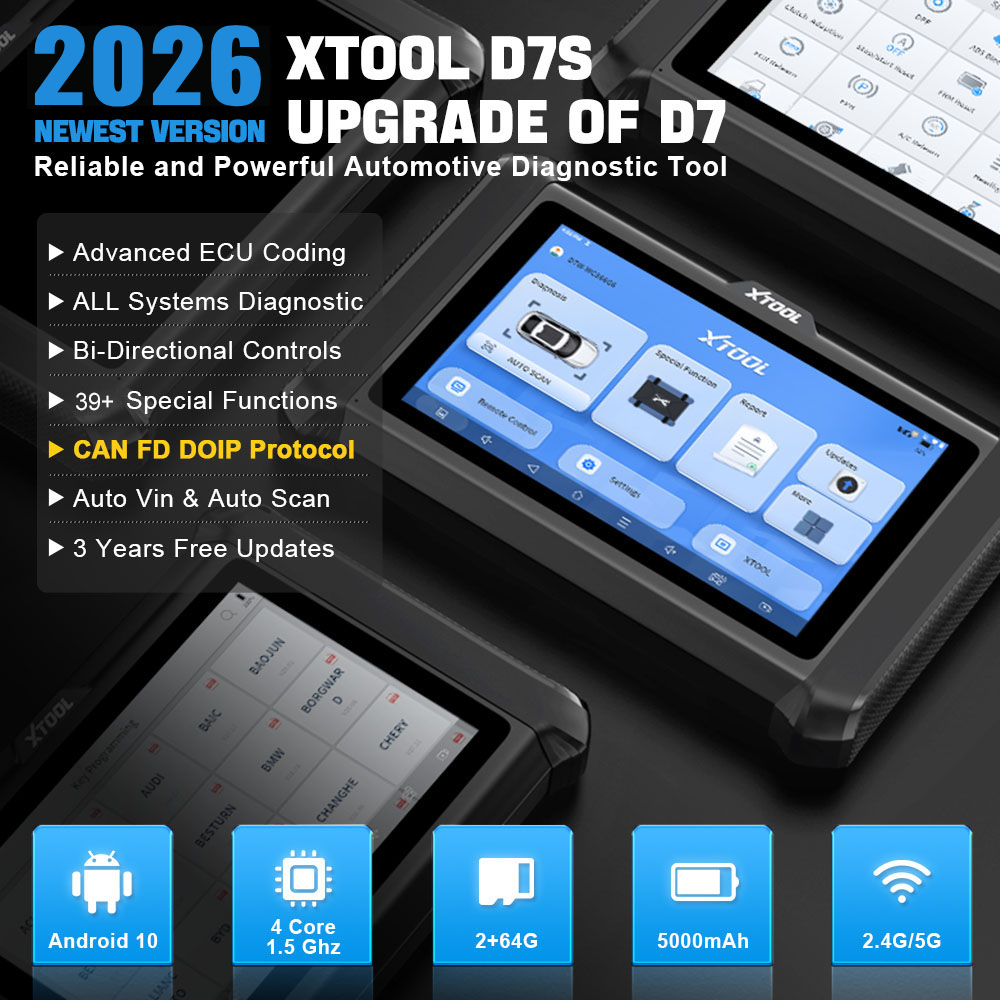 USA Warehouse XTOOL D7S Car EC - Car Diagnostic Tool recension och pris