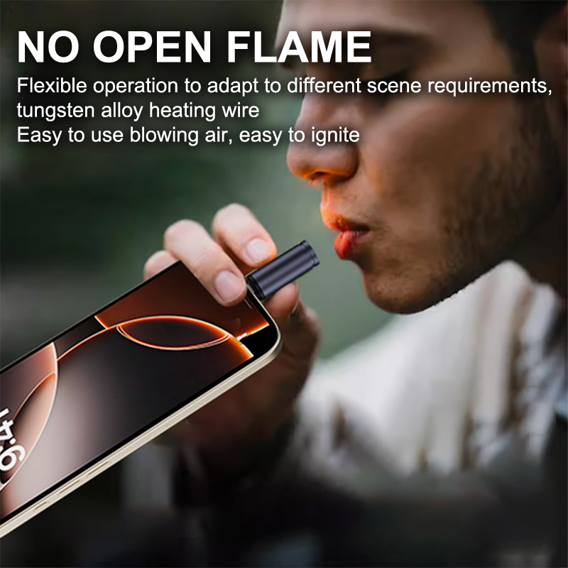 Portable Type C Mini Lighter,  - Spark Plug recension och pris