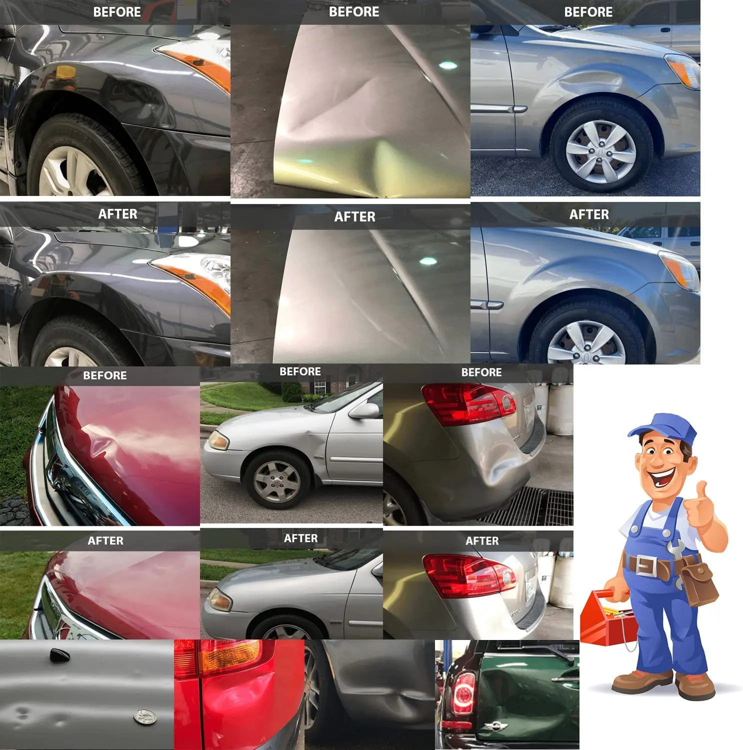 Car Dent Repair Puller, Car Re - Car Repair Tools recension och pris