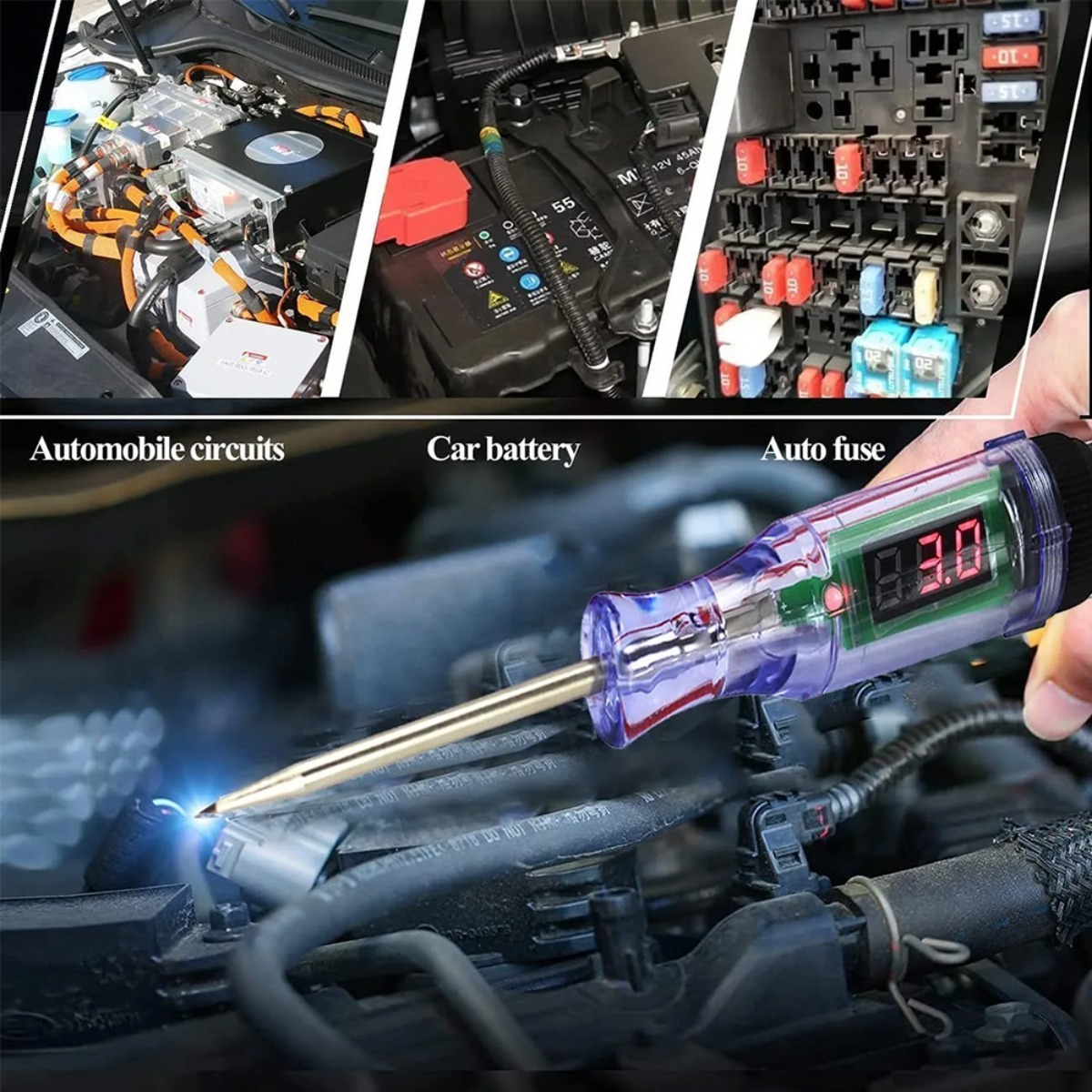 Car Truck Voltage Circuit Test - Car Diagnostic Tool recension och pris