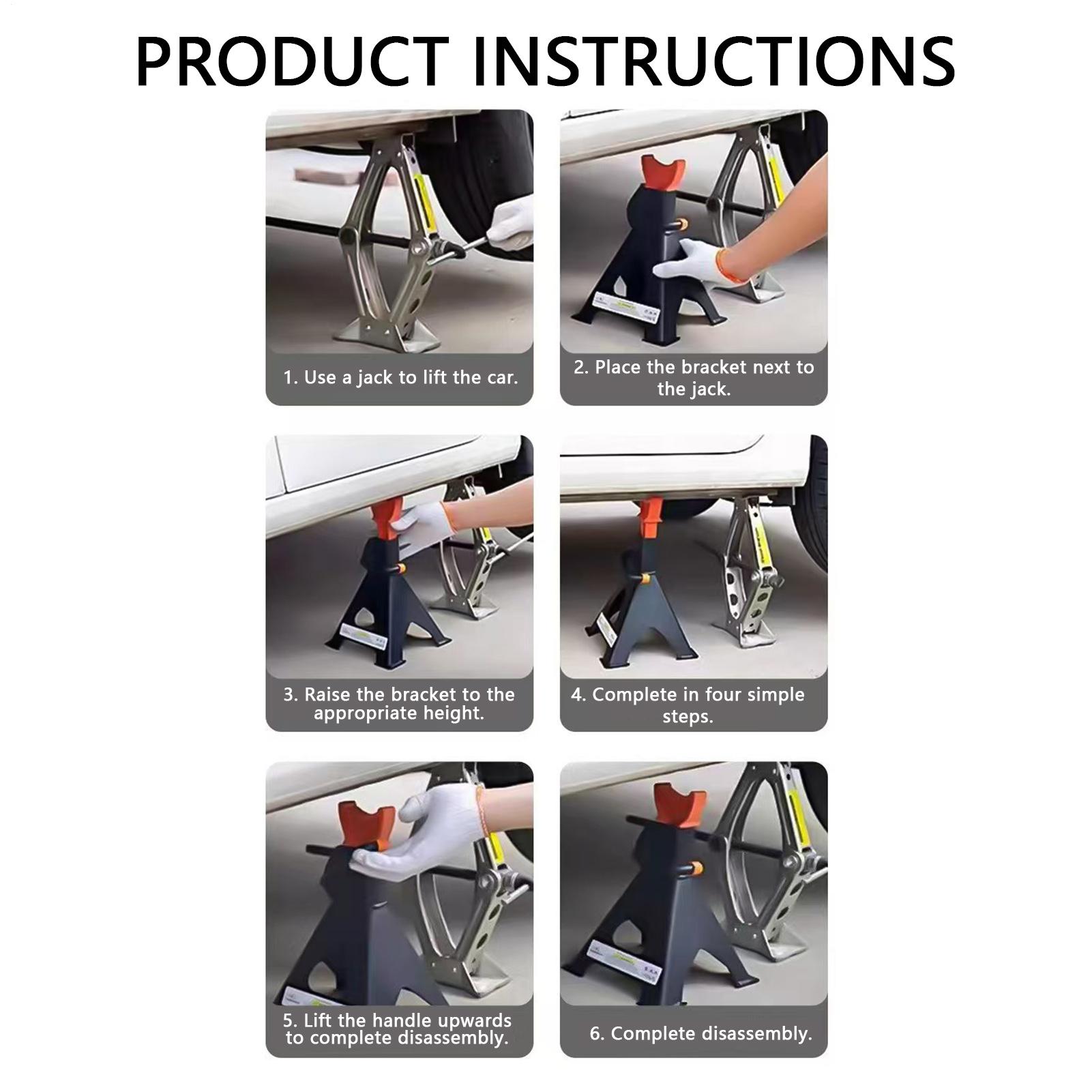 Truck Jack Stands 3 Ton/ 6 Ton - Car Lift recension och pris